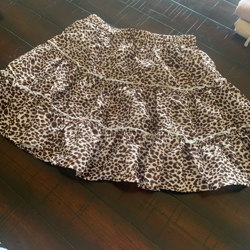 Shein Printed Flowy skirt